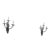 Pair Neirmann Weeks Baroque Sconces-Elegant Designer Lighting For Sale