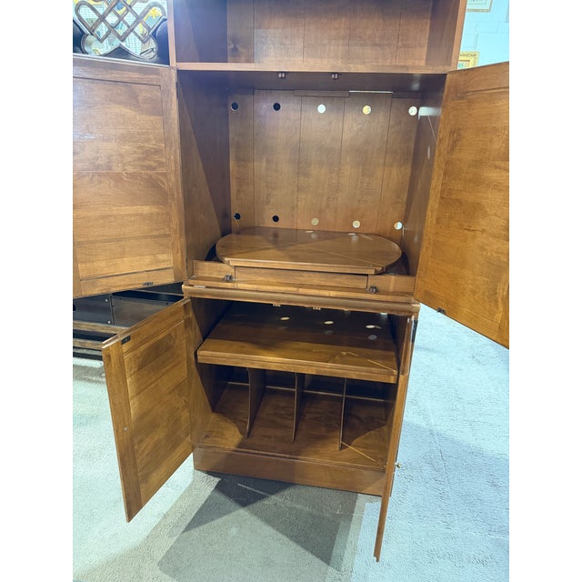 Ethan Allen Ethan Alllen Two Piece Bookcase For Sale - Image 4 of 5