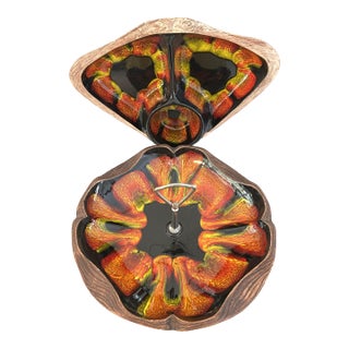 MCM California Pottery Sequoia Ware Serving Bowls, a Pair For Sale