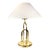 1970s Postmodern Hollywood Regency Brass Table Lamp For Sale
