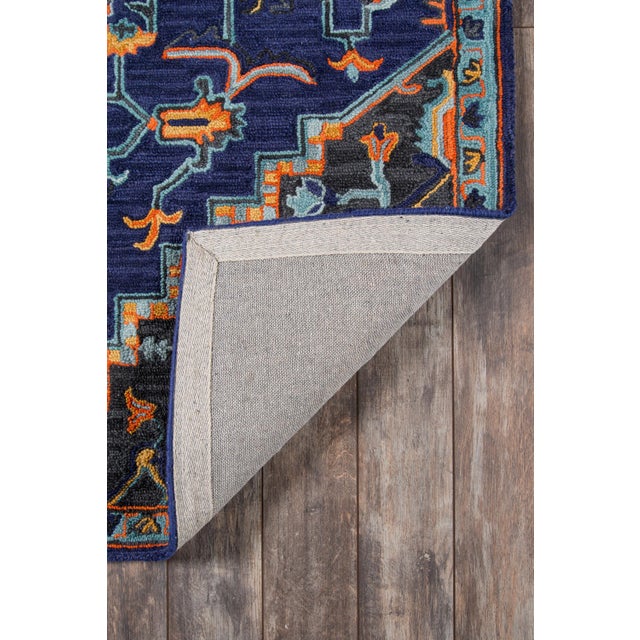 Ibiza Navy Hand Tufted Area Rug 8' X 10' For Sale In Atlanta - Image 6 of 8