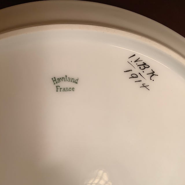 Haviland Limoges Art Deco Porcelain Tray, Handpainted For Sale In New York - Image 6 of 9