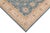 Rustic 1990s Bohemien Ziegler Blue Beige Hand-Knotted Wool Rug - 9'2'' X 11'10'' For Sale - Image 3 of 7