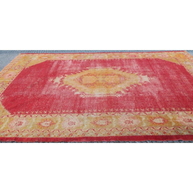 Large Antique Oushak Rug, 1910s For Sale - Image 18 of 18
