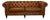 Vintage Style Classic Chesterfield Sofa - Cuban Cigar For Sale