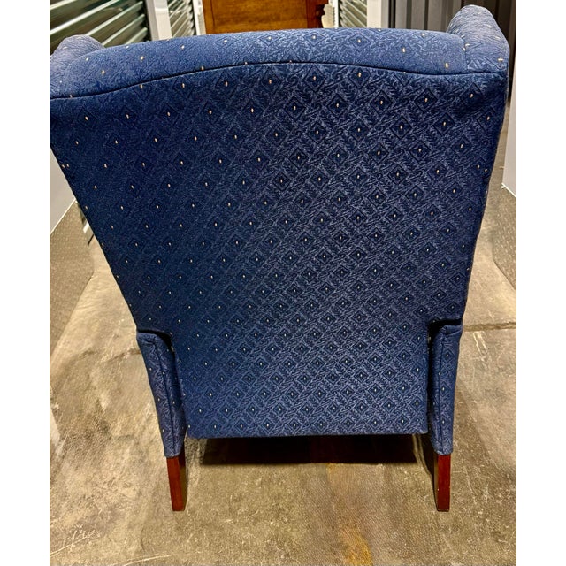 1980s 1980s Fireside Wingback Queen Anne Recliner For Sale - Image 5 of 11