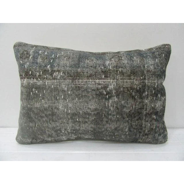 Turkish Decorative Gray Pillow Cover - 24ʺW × 16ʺH For Sale - Image 4 of 4
