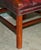 Georgian Oxblood Leather and Hardwood Gainsborough Library Armchair For Sale - Image 10 of 17