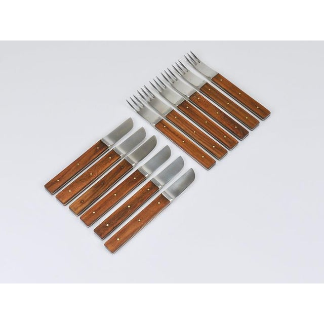 Amboss Flatware Set by Oswald Haerdtl, Austria, 1958, Set of 12 For Sale - Image 9 of 14