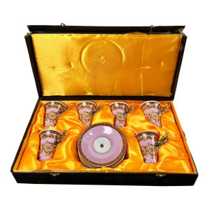 Late 20th Century Le Jardin De Versace Rutherford Butterfly Lady Bug Garden Coffee Set, 12Pcs