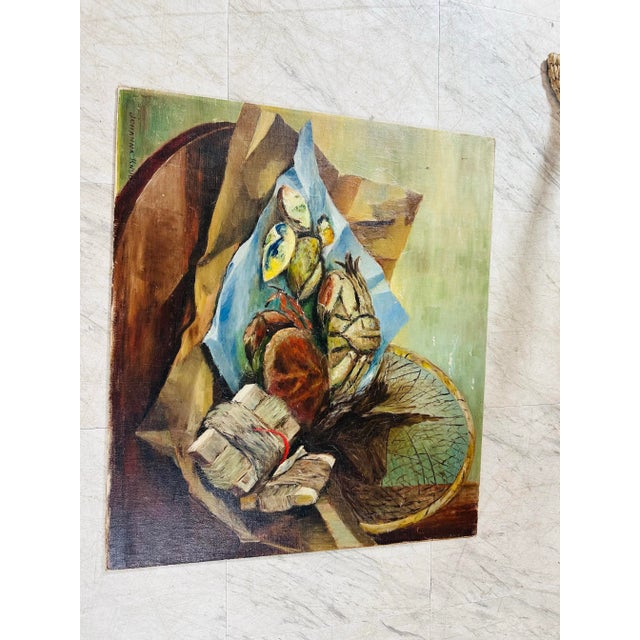 Realism Vintage Still Life Painting For Sale - Image 3 of 10