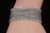 Late 20th Century Late 20th Century Rare Roberto Coin Natural 3.20ct Diamond Floral Scroll Work Wide Bracelet in Solid 18k White Gold For Sale - Image 5 of 15