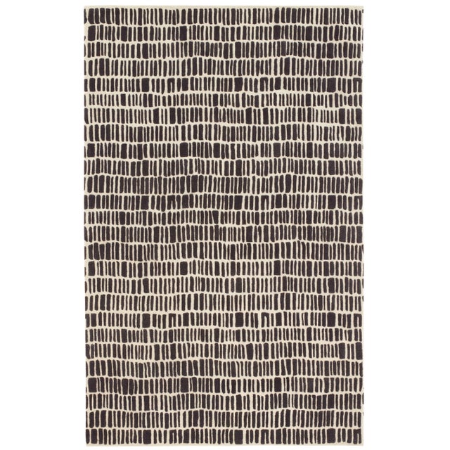 2020s Marie Flanigan for Dash & Albert Roark Charcoal Tufted Wool Rug, 3' x 5' For Sale - Image 5 of 5