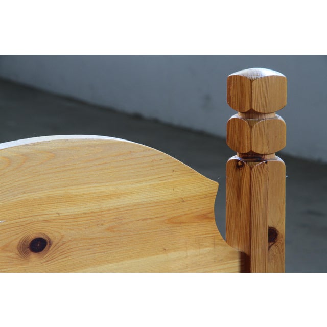 Vintage Pine Bedside Tables, Denmark, 1970s, Set of 2 For Sale - Image 9 of 18