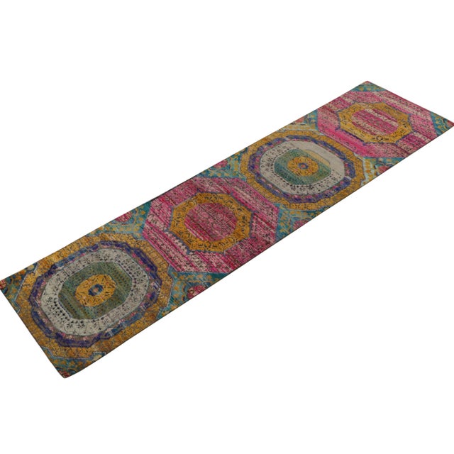 Hand-knotted in fine quality wool & silk, a gorgeous 3x11 runner inspired by 17th century Indian designs. New to our...