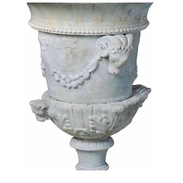 Marble Garden Urn For Sale - Image 4 of 6