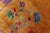 Antique Art Deco Rug in Marigold Field With Plum and Floral Accents For Sale - Image 9 of 15