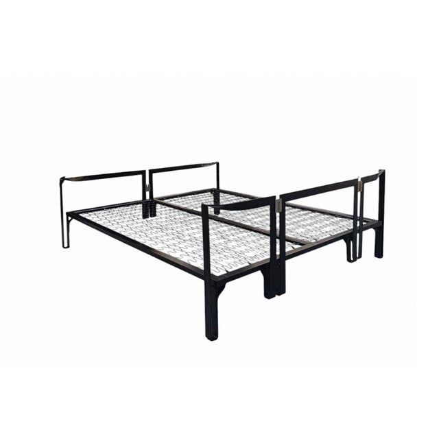 1970s Black Vanessa Double Bed by Tobia Scarpa for Gavina, Italy, 1970s For Sale - Image 5 of 6