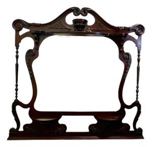 Large Chinese Chippendale Overmantel Mirror