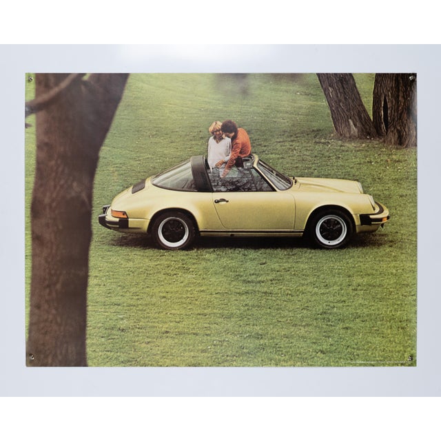 Porsche 911 Poster from Strenger Advertising Agency, 1970s For Sale - Image 3 of 9