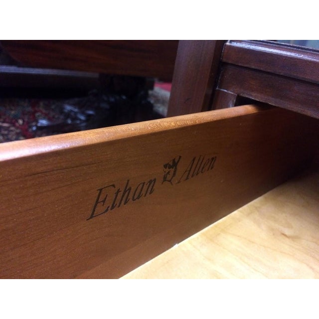 Vintage Server, Ethan Allen Serving Cart For Sale - Image 6 of 12