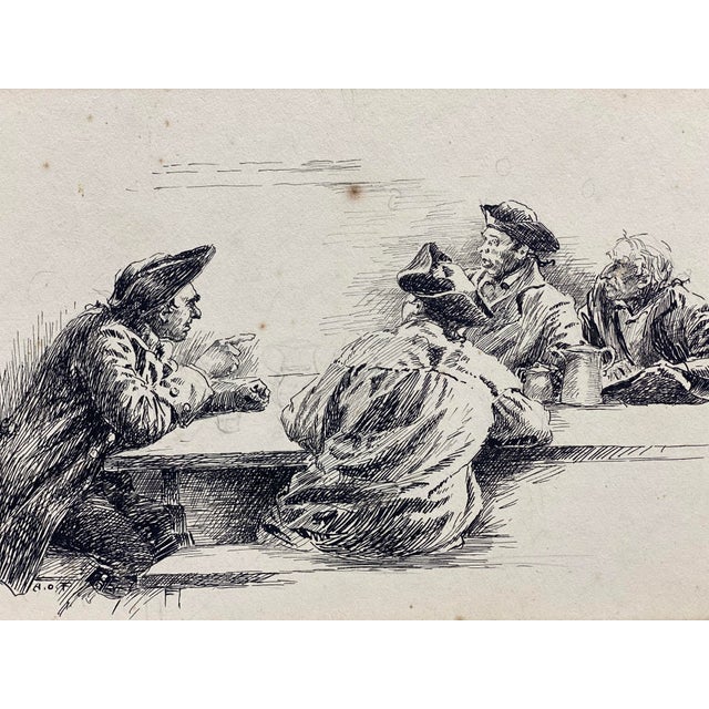 Anton Otto Fischer Nautical Pen and Ink Book Illustration For Sale In New York - Image 6 of 17