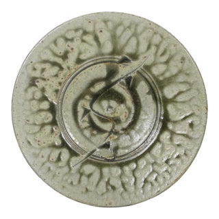 Vintage Studio Pottery Wall Plate For Sale
