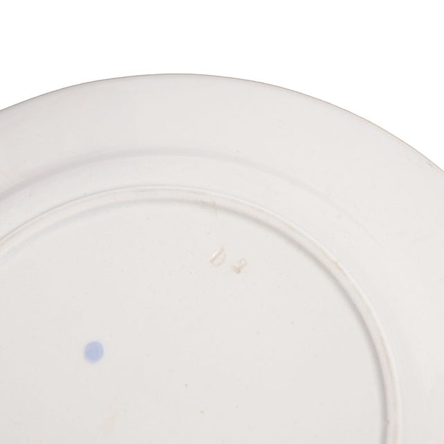 Pair of French Glazed Faience Plates With Scallions and Artichokes, C. 1850's For Sale - Image 12 of 14