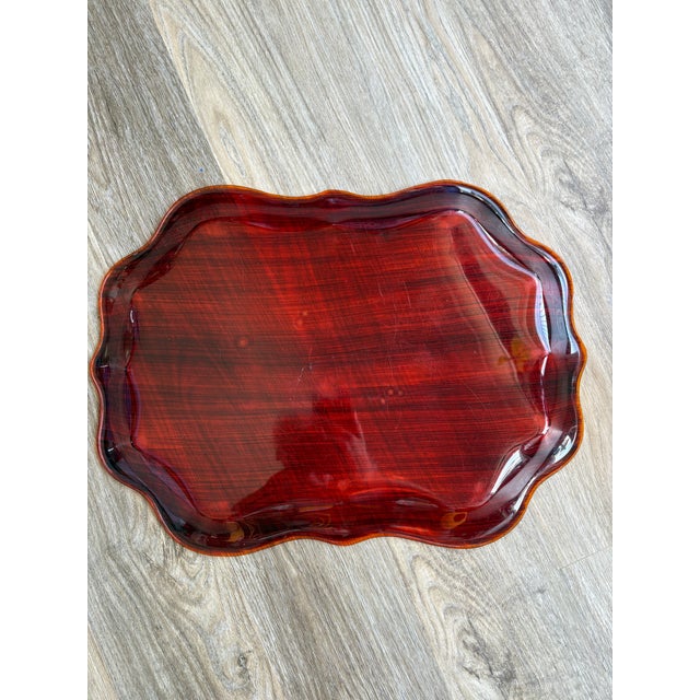 Plastic Tortise Lucite. Tray For Sale - Image 7 of 10