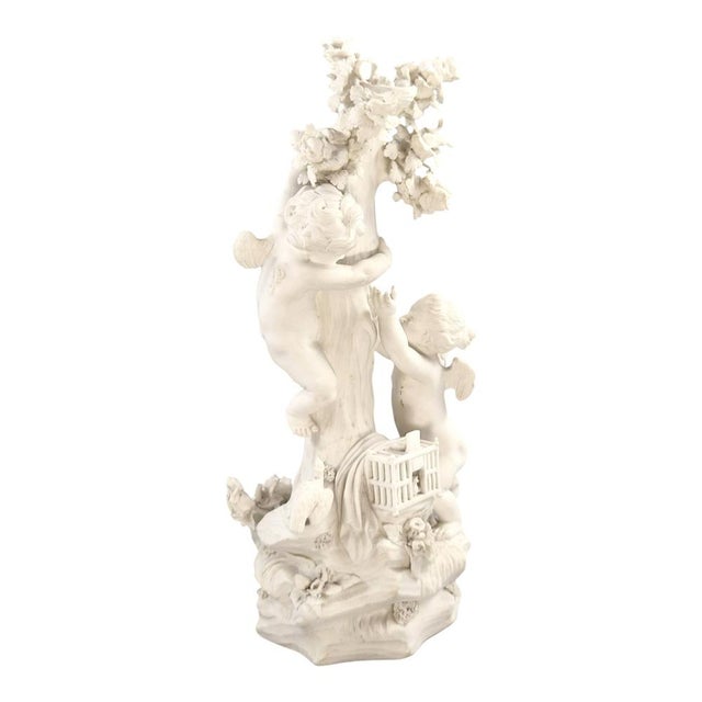 Ceramic Ceramic Four Elements No. 48 Nude Figure Group from Derby, 1773 For Sale - Image 7 of 10