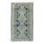 Early 20th Century Blue Geometric Kazak Rug For Sale