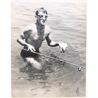 1938 Marine Goggle Fisherman Photograph For Sale