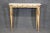 Creme Painted Marble Top Neoclassical Style Italian Console Table with Drawer For Sale In Philadelphia - Image 6 of 12