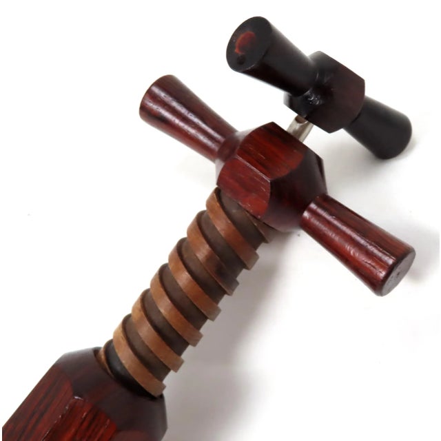 Fine Quality Hand Made Vintage Rosewood Double Action Corkscrew Circa Mid 20th Century For Sale - Image 9 of 13