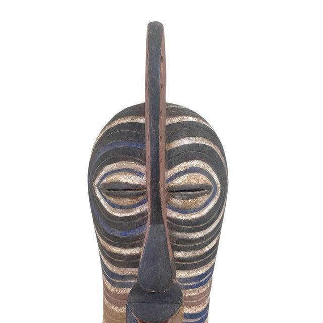 Large African Songye Kifwebe Wooden Mask 27.5" H For Sale In New York - Image 6 of 8