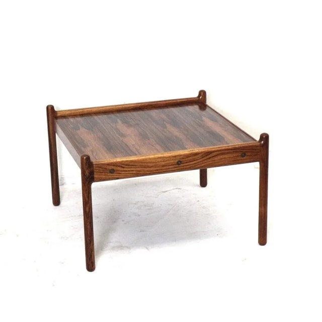 Vintage Rosewood Coffee Table by C.F. Christensen Silkeborg, 1960s For Sale - Image 6 of 9