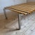 Wood and Metal Bench with Cushions, 1970 For Sale - Image 6 of 7