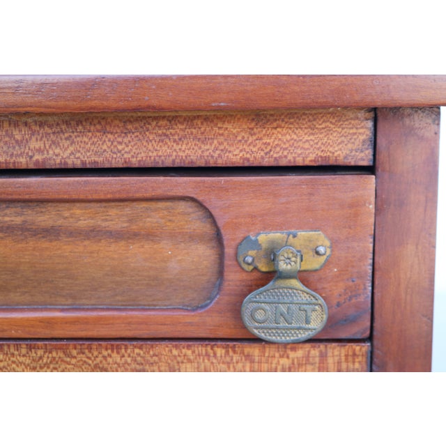 This Clark's spool cabinet is a wonderful piece of history with practical uses. It would make a great sewing notions...