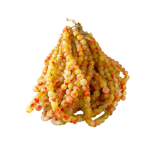 African 1980s African Glass Trade Beads String For Sale - Image 3 of 5