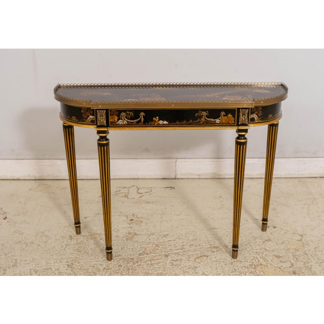 Age: Approx. 5 Years Old Details: Oak Secondary Drawer Construction Brass Gallery Top Fine Carved Details High Quality...