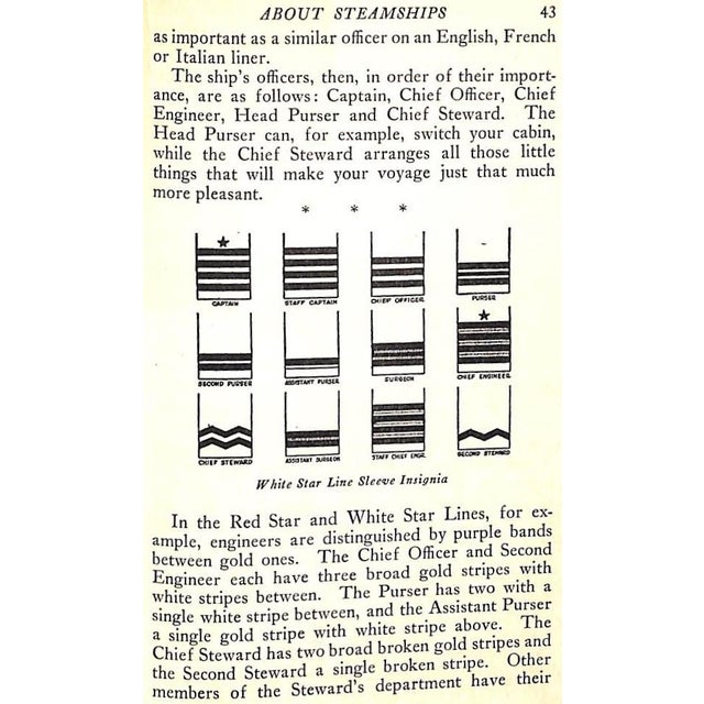 White "The Bon Voyage Book: An Intimate Guide for the Modern Ocean Traveler" 1931 "Old Salt" For Sale - Image 8 of 9