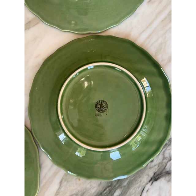 Bordallo Pinheiro Made in Portugal Farm Animal Plates Set of 4 For Sale - Image 10 of 12