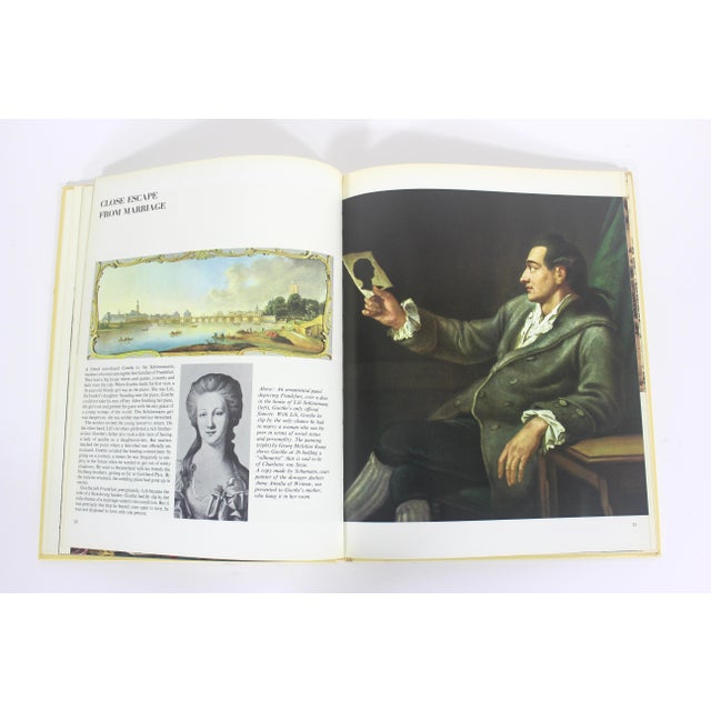 1960s 1967 the Life and Times of Goethe Book Hardcover Hard Cover, Gift for Him Her Art Poetry History Lover, Coffee Table Bookshelf Styling For Sale - Image 5 of 8