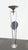 Postmodern 72" Tall Vintage Postmodern Silver Torchiere Floor Lamp For Sale - Image 3 of 13