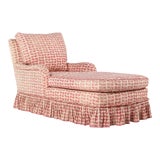 Image of 1980s Colefax & Fowler Custom Chaise Lounge For Sale