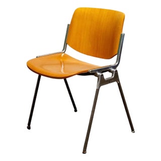 Giancarlo Piretti for Castelli 'Dsc 106' Stacking Dining Chairs, C 1965, Signed For Sale
