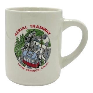 Vintage Aerial Tramway Palm Springs, California Ceramic Mug For Sale