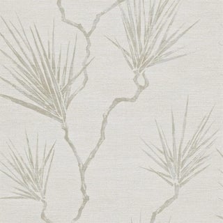 Harlequin Peninsula Palm Wallpaper in Parchment For Sale