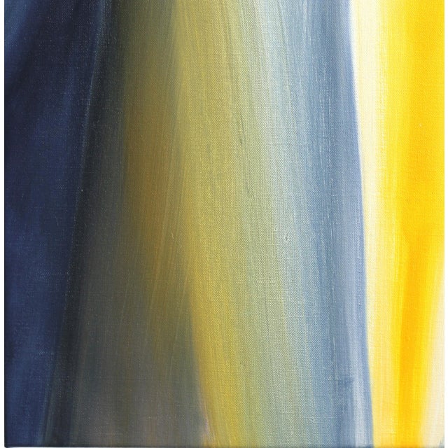 Blue "Cube Iii" Original Artwork by Bettina Mauel For Sale - Image 8 of 9