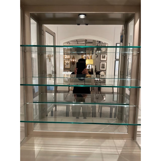 Champagne Pulaski Furniture Champagne Display Cabinet. For Sale - Image 8 of 9